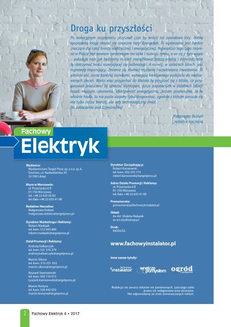 Fachowy Elektryk 4/2017