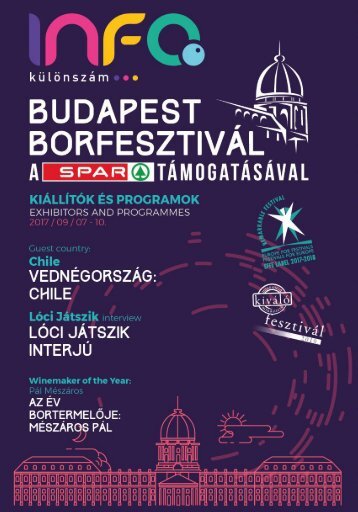Budapest Borfesztivál InfoPont különszám