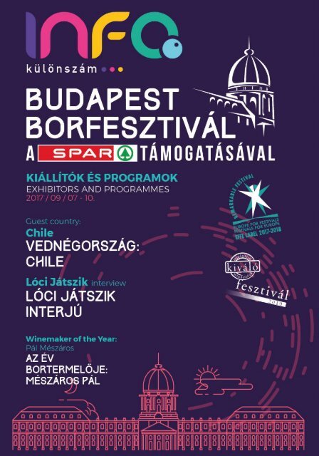 Budapest Borfesztivál InfoPont különszám