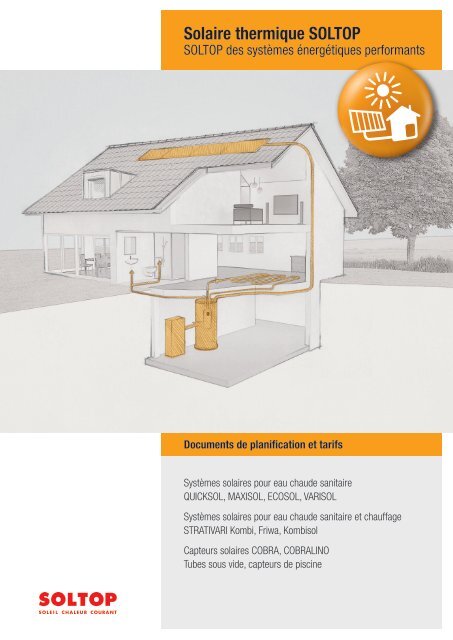 Capteur thermique à raccordement direct sur absorbeurs