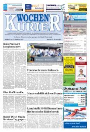 Wochen Kurier 11 18 Lokalzeitung Fur Weiterstadt Und Buttelborn