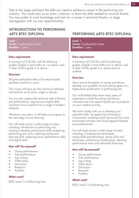 Course Guide 2018-19 Full-time Courses and Apprenticeships