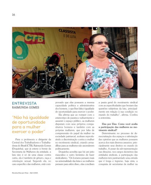 Revista Elas por elas 2015