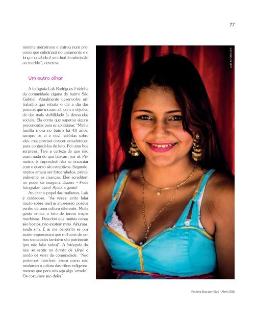 Revista Elas por elas 2015