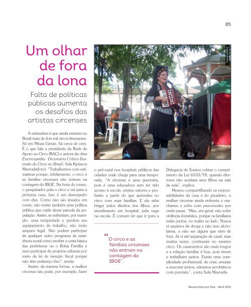 Revista Elas por elas 2015