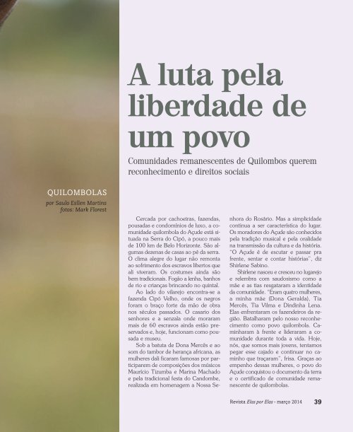 Revista Elas por elas 2014