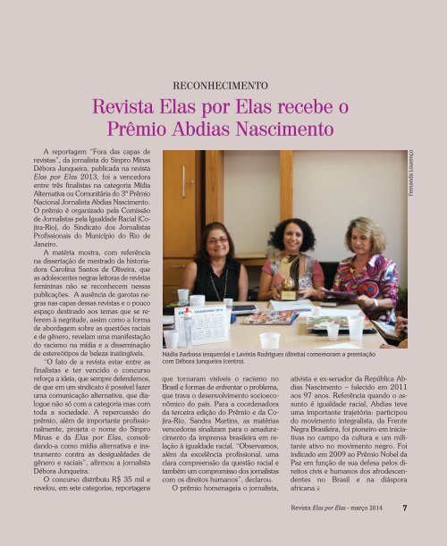 Revista Elas por elas 2014