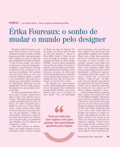 Revista Elas por elas 2014