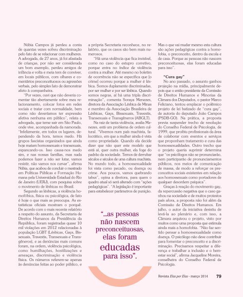 Revista Elas por elas 2014