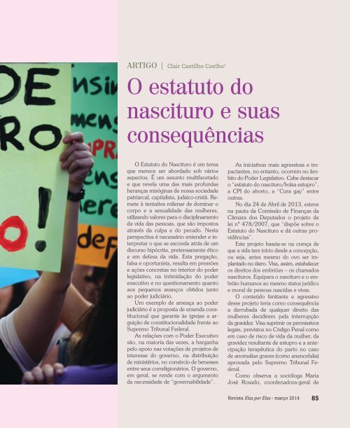 Revista Elas por elas 2014