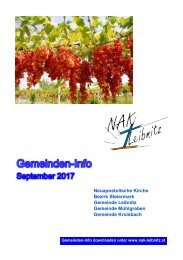 Gemeindeinfo September 2017