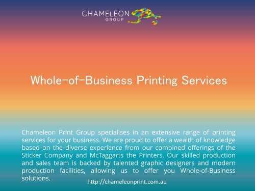 High Quality Business Printing Services in Australia