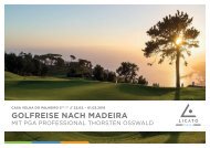 Golfreise nach Madeira mit Thorsten Oßwald