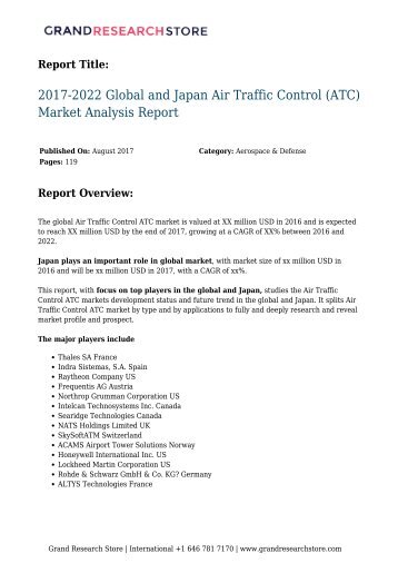 2017-2022-global-and-japan-air-traffic-control-atc-market-analysis-report-238-grandresearchstore