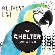 Delivery List-Shelter Coffee Store