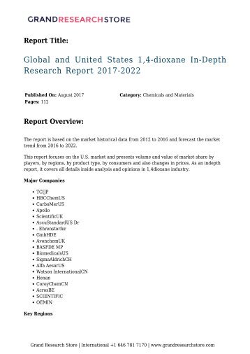 global-and-united-states-14-dioxane-in-depth-research-report-2017-2022-892-grandresearchstore