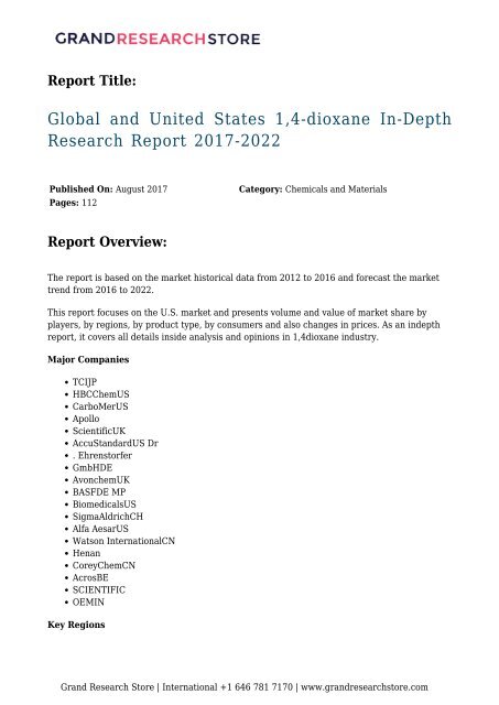 global-and-united-states-14-dioxane-in-depth-research-report-2017-2022-892-grandresearchstore