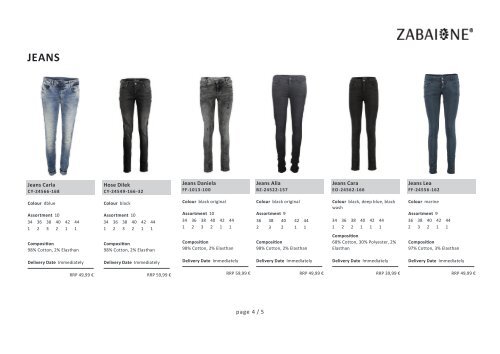 Special Jeans &amp; Trousers-Zabaione