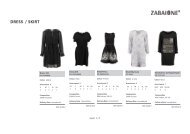 Special Skirt & Dresses-Zabaione