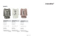 Special Tops-Shirts Zabaione