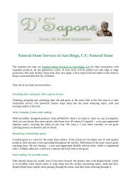 Natural Stone Services in San Diego, CA | Natural Stone