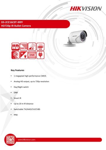 DS-2CE16C0T-IRPF(2.8mm)