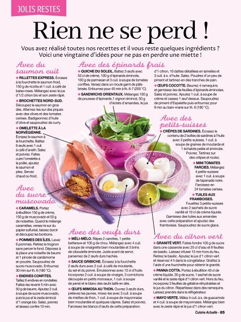 Cuisine Actuelle 10/2017