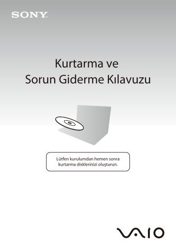 Sony VPCZ11D7E - VPCZ11D7E Guida alla risoluzione dei problemi Turco
