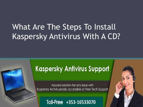 Steps to install antivirus