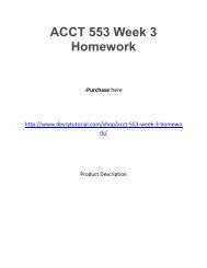 ACCT 553 Week 3 Homework