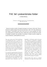 Fritt fall i prekambriske folder