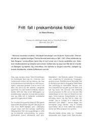 Fritt fall i prekambriske folder