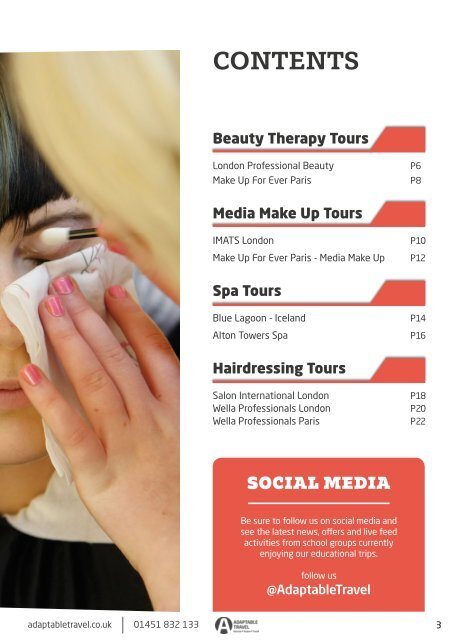 Hair, Beauty & Media Makeup Brochure 2018 by Adaptable Travel