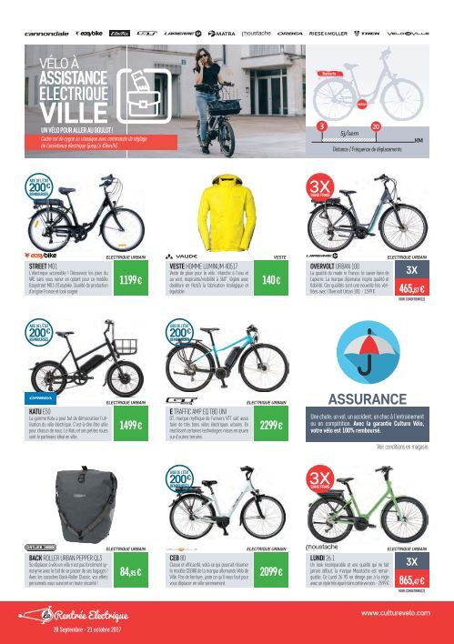 Le vélo électrique, c'est chez Culture Vélo Marseille