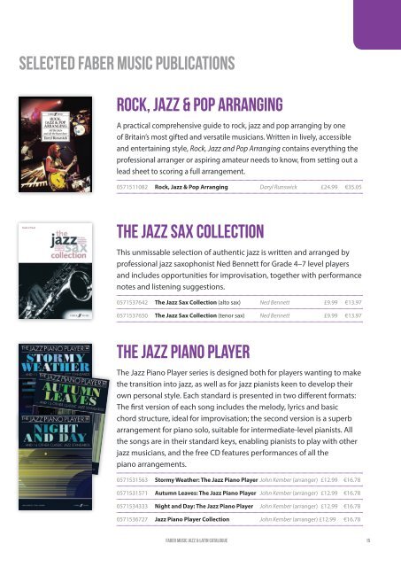 Jazz & Latin Catalogue