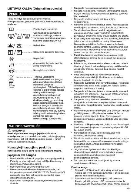 Makita GIACCA VENTILATA 18V POLYESTERE - DFJ201Z - Manuale Istruzioni