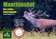 Mauritiushof Naturmagazin September 2017