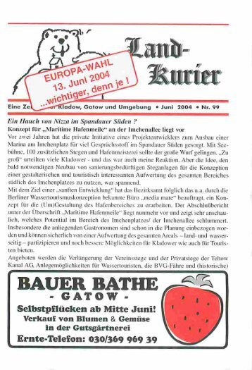 BAUER BATHE - CDU Kladow