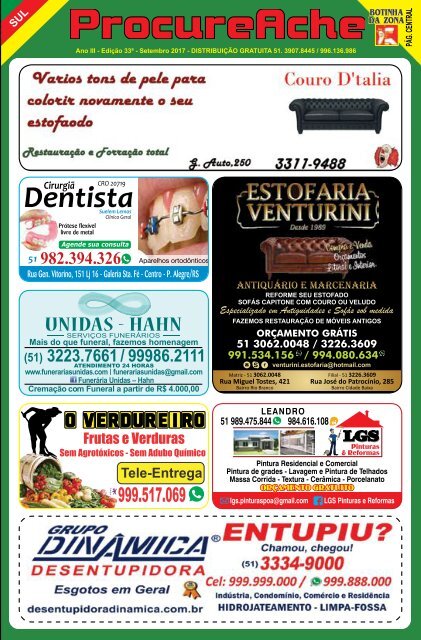 ProcureAche Setembro 09/2017 - SUL