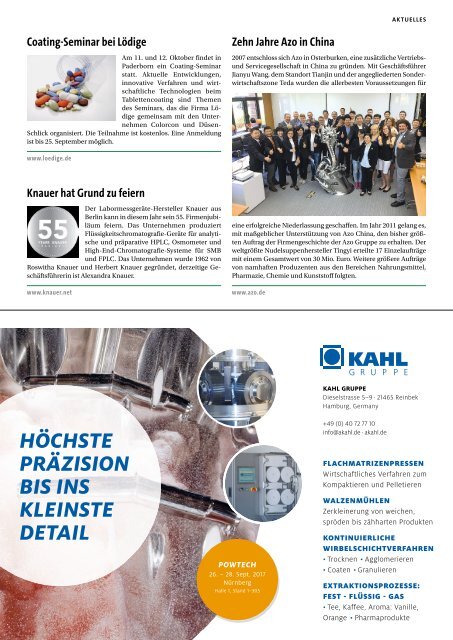 Verfahrenstechnik 9/2017