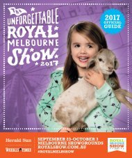 2017 Royal Melbourne Show Guide