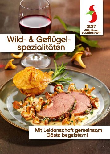 Wild- und Geflügelangebot 2017