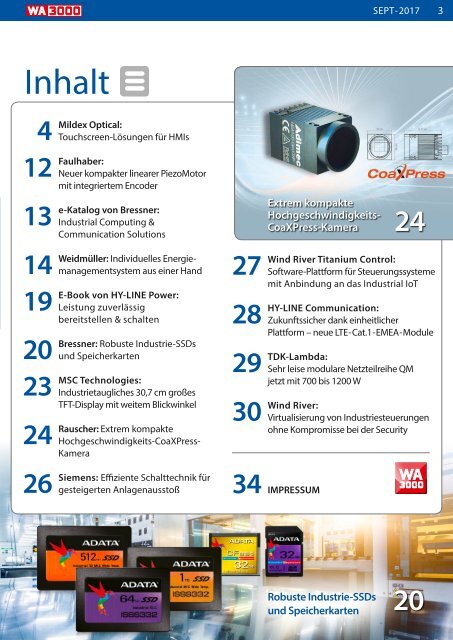 WA3000 Industrial Automation September 2017