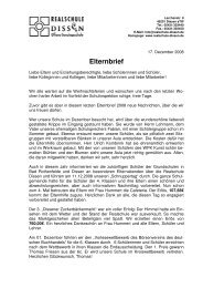 Elternbrief - Realschule Dissen