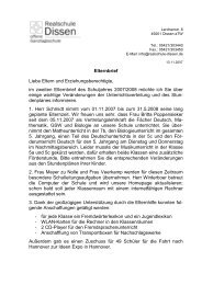 Elternbrief November 2007 - Realschule Dissen