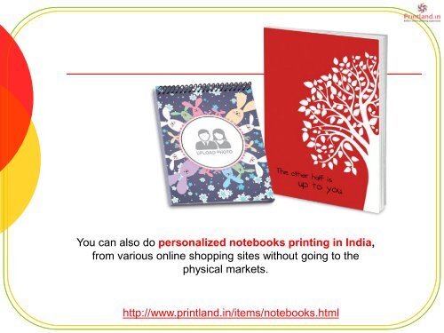Buy Online Personalized or Customized Notebooks with Photo and Text Printed in India