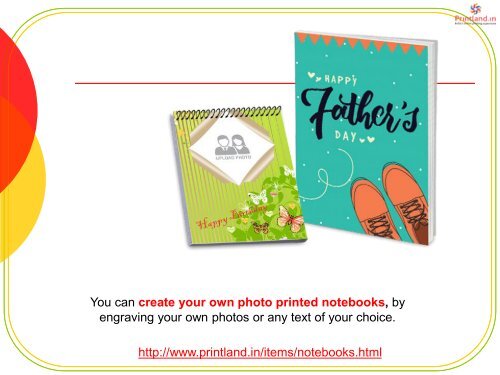 Buy Online Personalized or Customized Notebooks with Photo and Text Printed in India