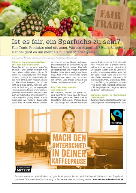 Ökona - das Magazin für natürliche Lebensart: Ausgabe Herbst 2017