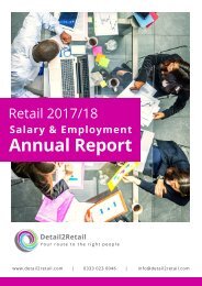 2017-18 Retail Salary Employment Report