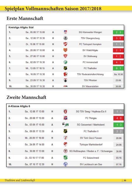 08.Spieltag FC Füssen - TSV Ruderatshofen